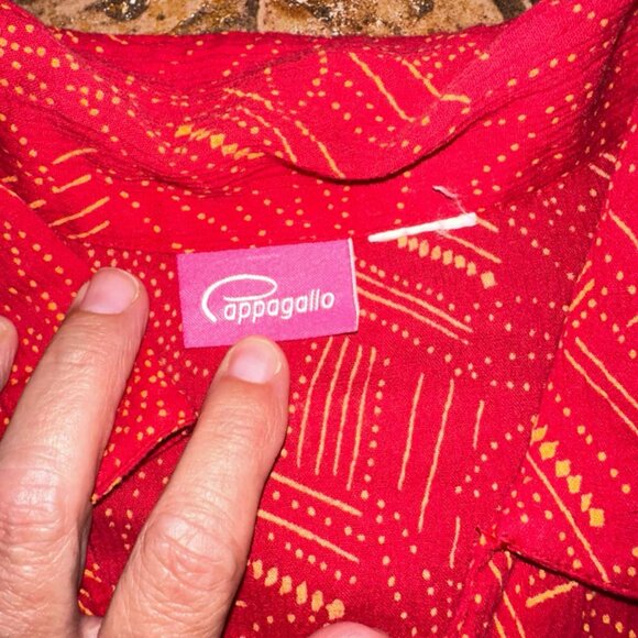 Vintage women’s pappagallo‎ shirt presumed medium EUC - Picture 3 of 3